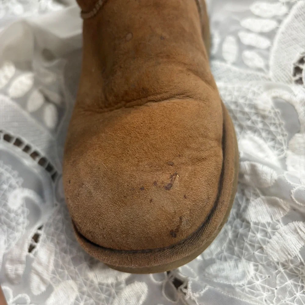 Y2K Fall UGG Classic Short Chestnut Sheepskin Boots F20012F Womens 7